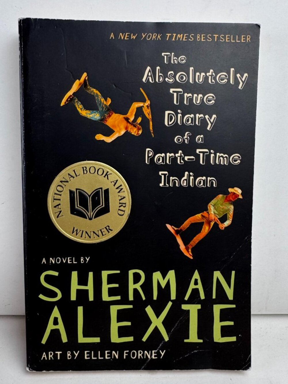 The Absolutely True Diary of a Part-Time Indian by Sherman Alexie Paperback Book